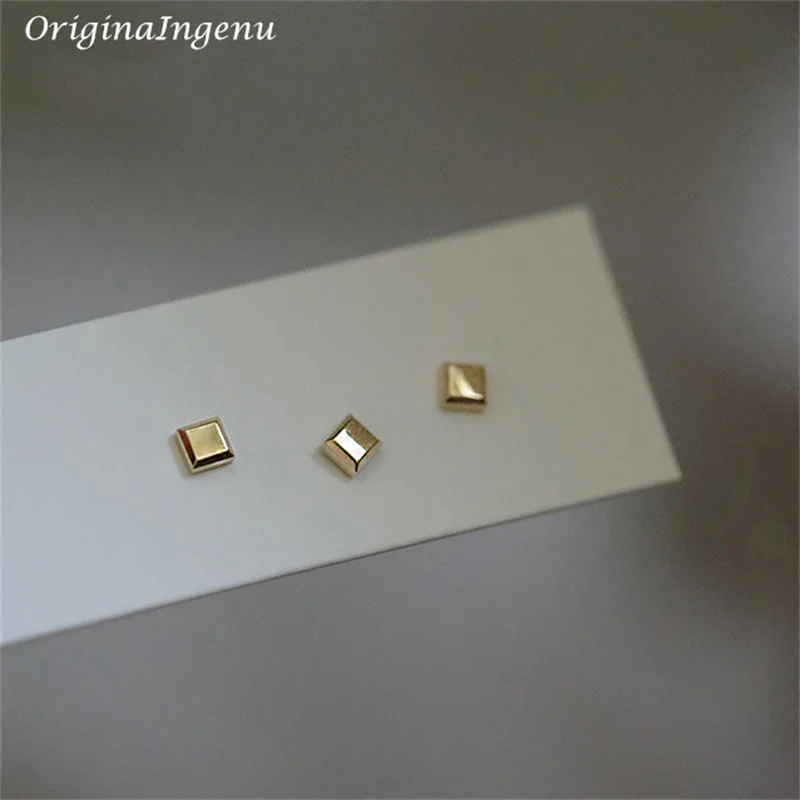 

9K Solid Gold Tiny Stud Earrings Dainty Women Stunning Earrings 9k Real Gold Jewelry Minimalist Tarnish Resistan Fine Jewelry