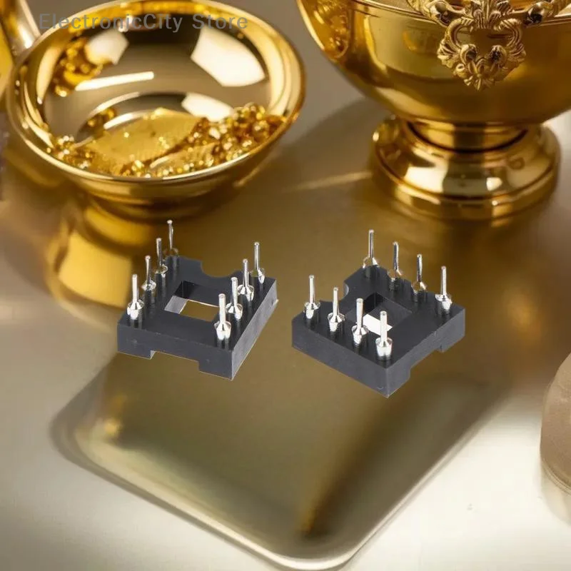 Industriestandard 8PIN 8P Rundloch DIP IC Adapter Lötanschluss.