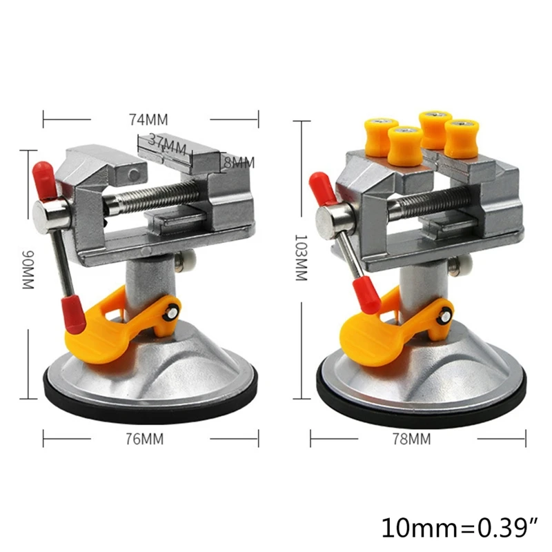 M6CF Mini for Bench Vise Small Table Clamp Universal Drill Press Vise For Diy Jewelry Watch Repairing Nuclear Carving Clip Ho