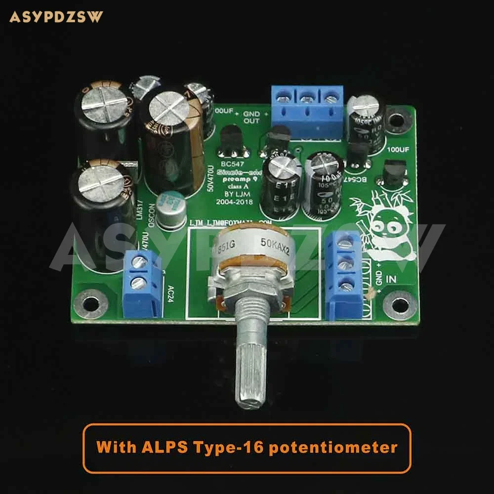 PREAMP 9 Fully discrete preamplifier P9 Single-ended Class A transistor preamplifier Finished board