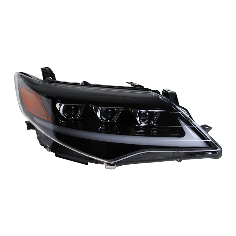 Lampa czołowa AKD do Toyota Camry LED reflektor 2012-2014 reflektory Camry V45 DRL kierunkowskazy światła drogowe soczewki projektora anioła oka — zdjęcie 2