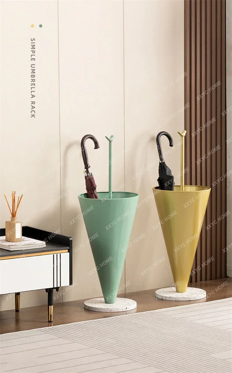

L Light Luxury Home Front Desk Umbrella Stands Creative Cafe Commercial Umbrella Storage Rack Hotel Lobby Umbrella Bucket