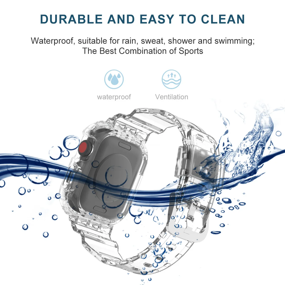 Прозрачный чехол-ремешок для Huawei Watch Fit 4 3, спортивный ремешок для часов, силиконовый браслет для Huawei Fit3 Fit4, аксессуары