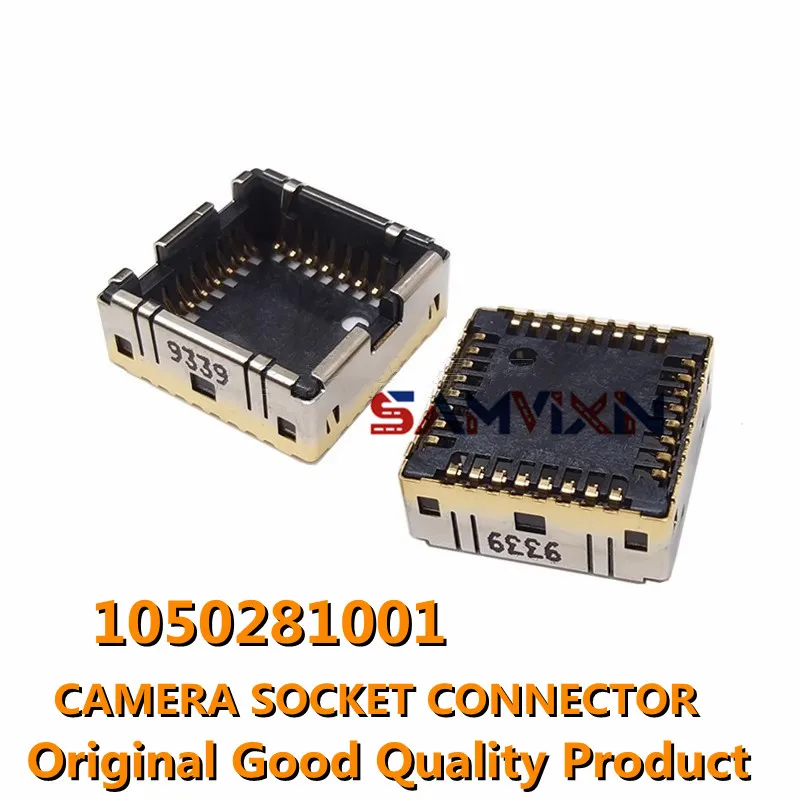 1050281001 (2-20 قطعة) 105028-1001 SMT 8.5x8.5 مقبس كاميرا للهاتف المحمول، حامل علوي، أصلي جديد في المخزون