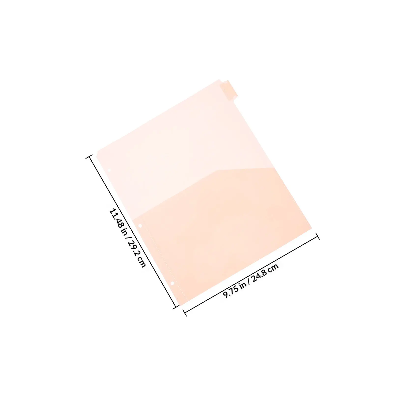 8pcs Plastic Binder Dividers with Pockets & Tabs for 3-Ring Binders – Office & School Organization