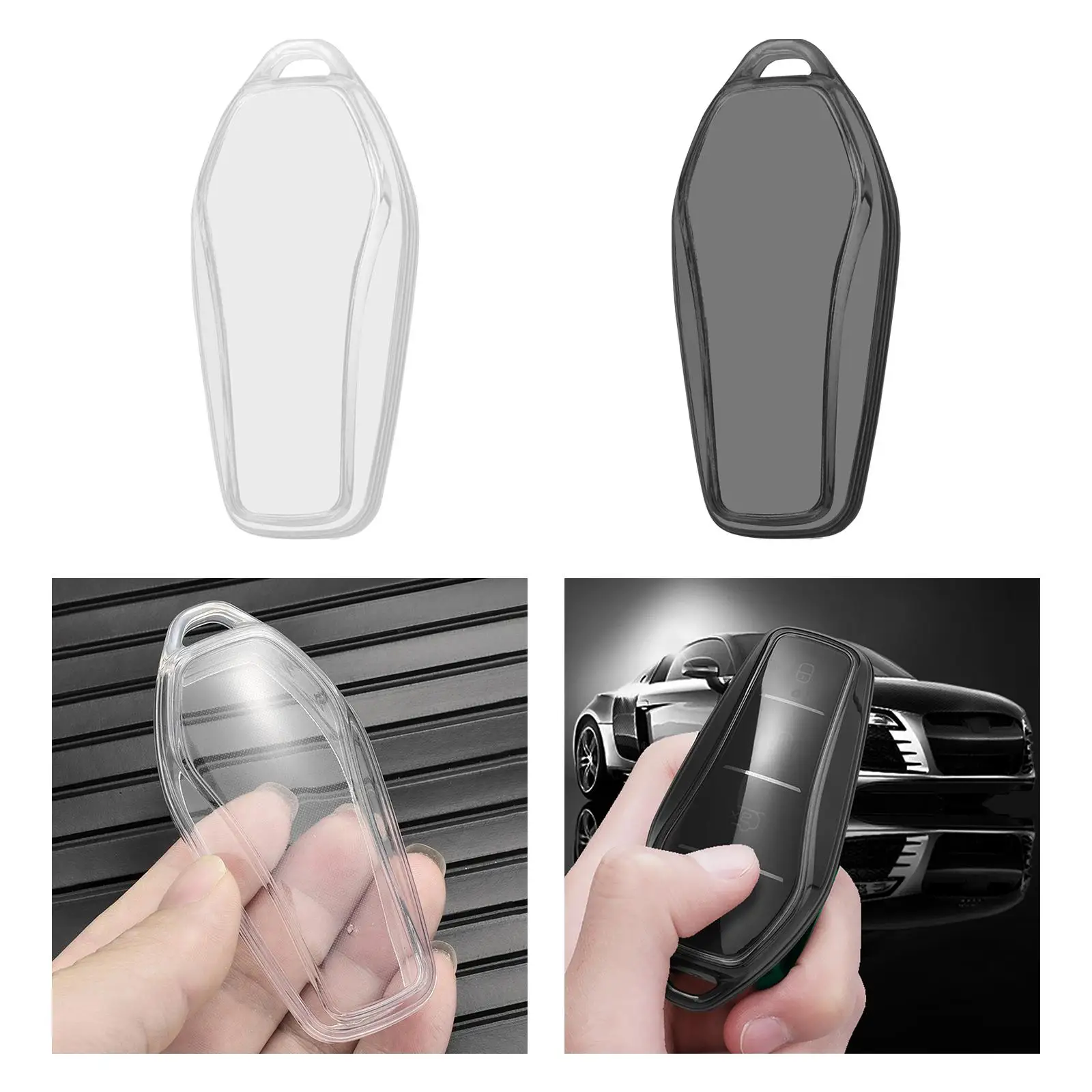 

Автомобильный мягкий чехол для ключей из ТПУ для Byd Atto 3, аксессуар, четко видимый, полностью