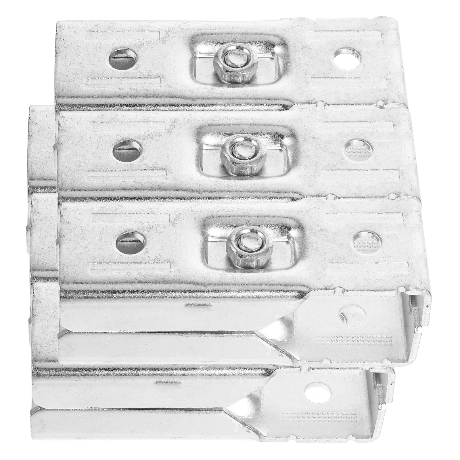 

6pcs L shaped Stainless Steel Connectors for Square Tubes Durable Shelf Fittings Suitable for Clothes Racks Shelves Structural