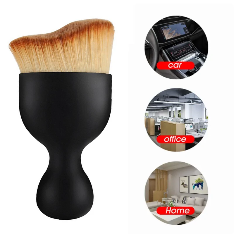 Car Interior Brush Ultra Soft Brushes Dash Air Outlet Duster Soft Bristles Brushes Portable Clean Detailing Brush Auto Accessory