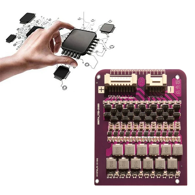 13S PCB Lifepo4 Ternary Lithium Battery Active Balance Board Support 36V 24V 12V Lithium Battery Protection Repairer