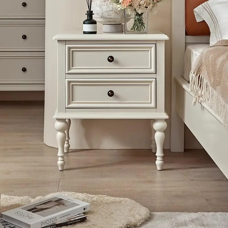 

French Classic Nightstands Vintage Mid Century Nordic Elegant Nightstands Rustic Rustic Mesita De Noche Furniture Bedroom