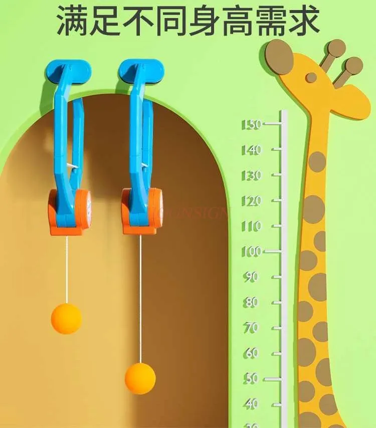 Hangende tafeltennistrainer voor kinderen Thuis Binnen Ouder-kind zintuiglijk apparaat Correcteert visie Handoogcoördinatie
