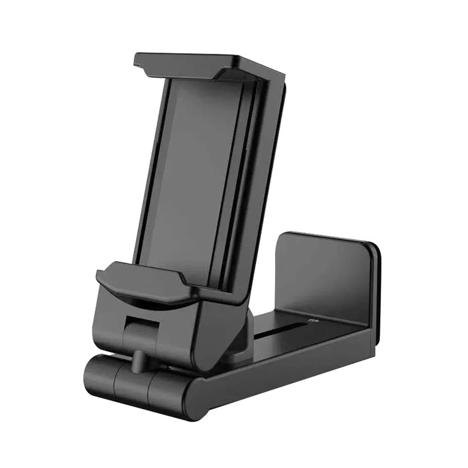 360 Degree Rotation Travel Portable Fixed Easy Install Universal Airplane Phone Holder Black Foldable Tray Table Stable Clip On