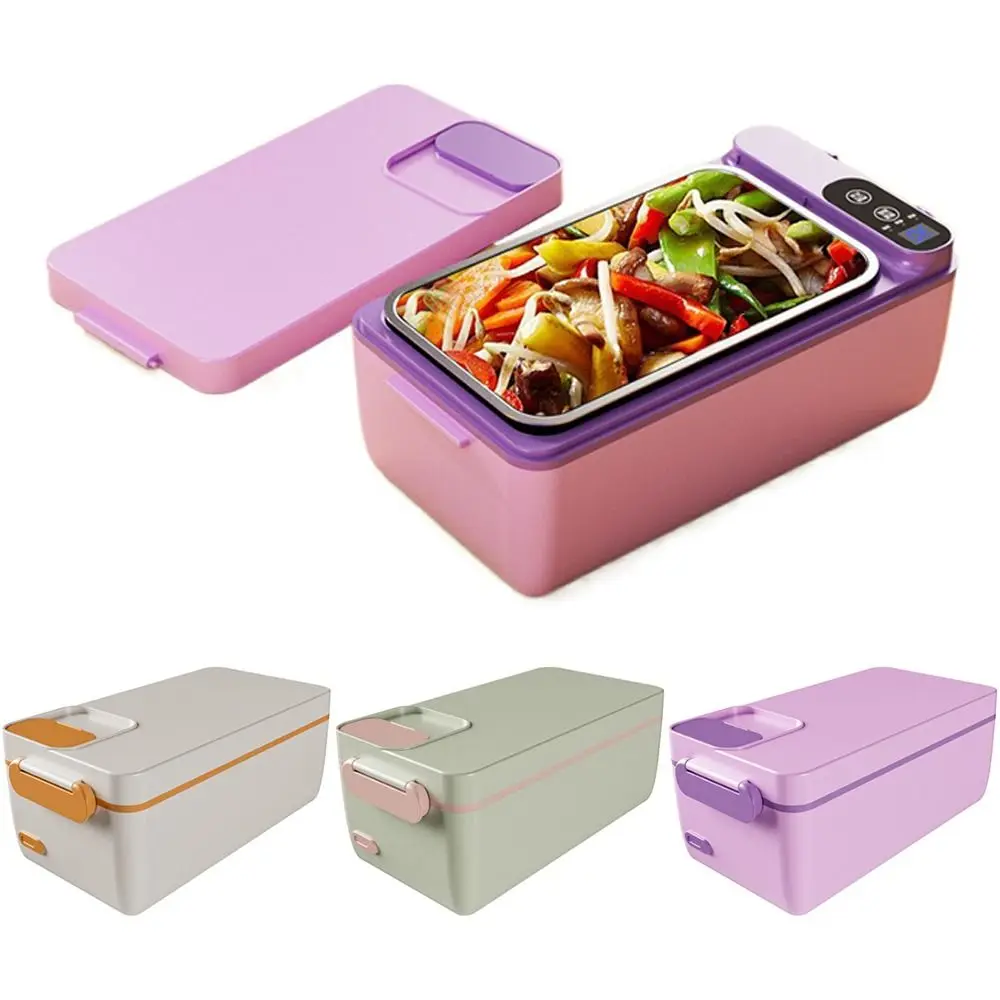 

Rater-free Electric Lunch Box Large Capacity Detachable Inner Liner Food Heating Container Water-free Quick Heating