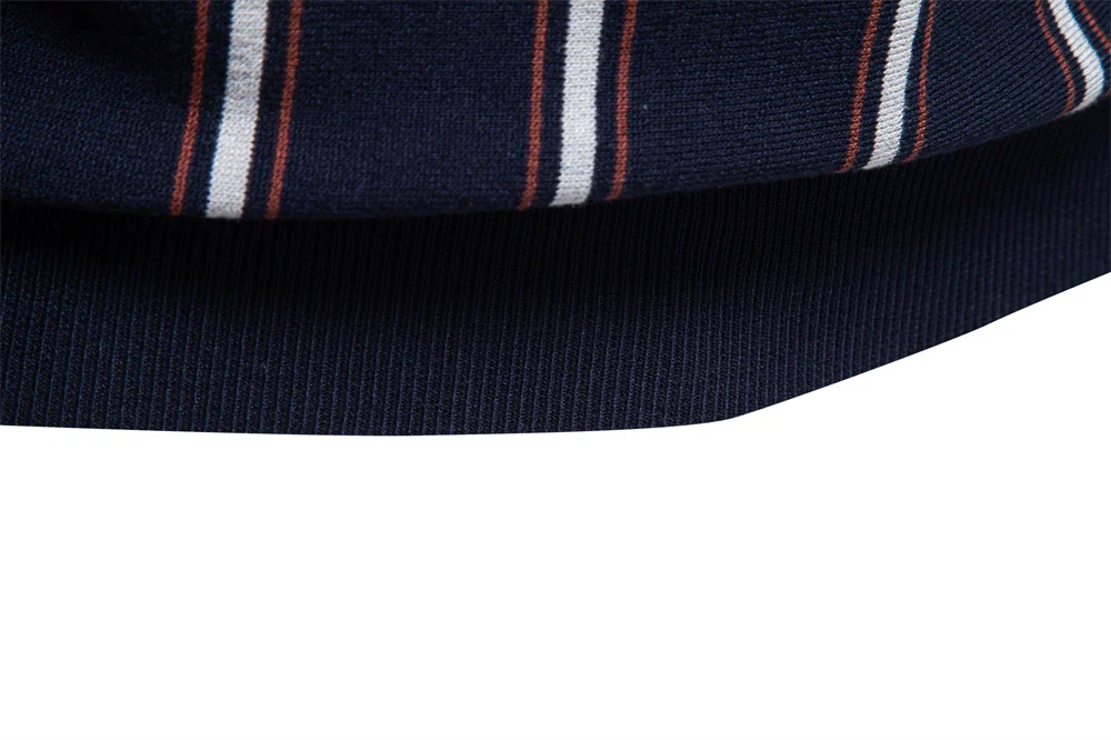 AIOPESON Herren Gestreiftes Poloshirt im Old Money Stil Kurzarm Weich Atmungsaktiv Lässig Eleganter Stoff für Komfortables Tragen – Detail 12