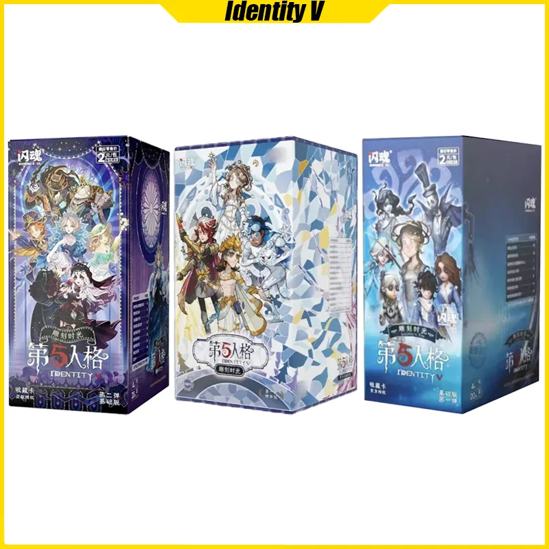 

SHININGSOUL 1-10 Identity V Cards Anime Figure Collection Cards Mistery Box Board Games Toys Birthday Gifts for Boys and Girls