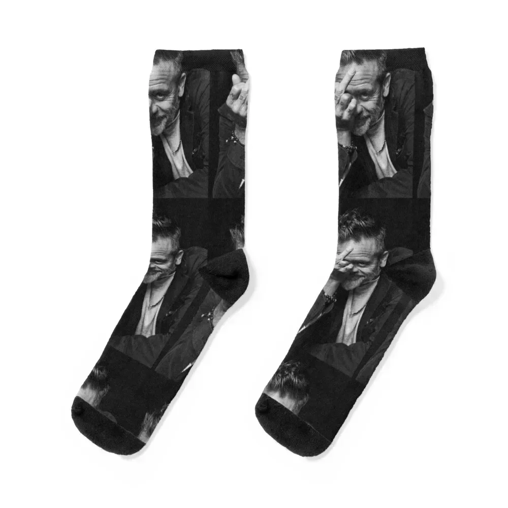 

Jeffrey Dean Morgan classic Socks winter gifts Climbing floor Designer Man Socks Women's