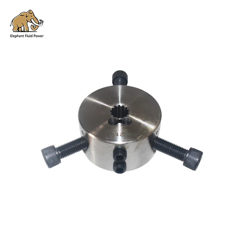

For Excavator Hydraulic Pump Rubber Coupling Spline 21# 16cm 3Hole 13T 100*23*19*55