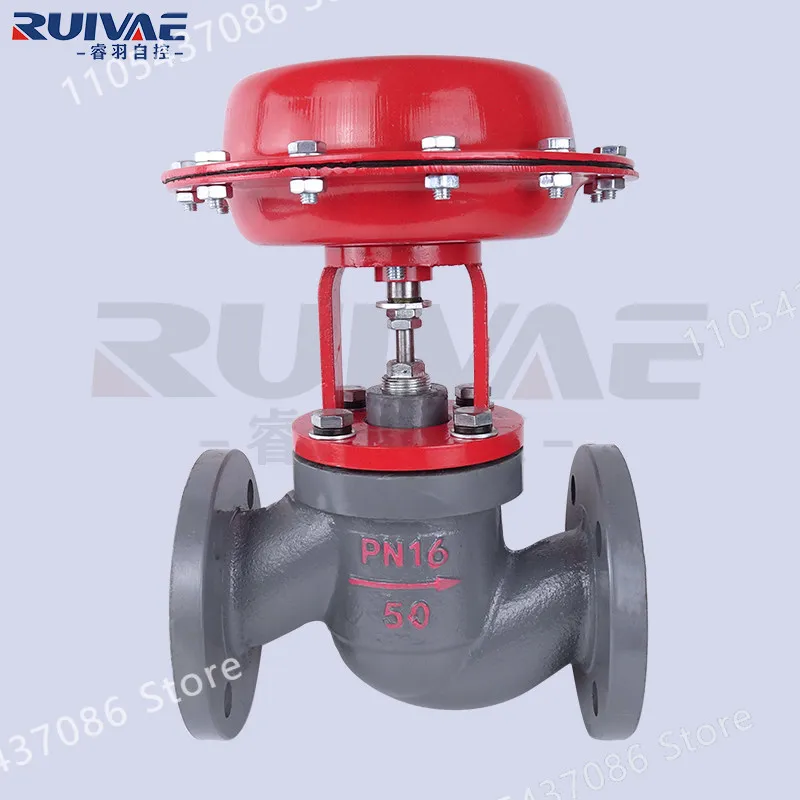 ZM-BQ16-2T High Temperature Steam Printing and Dyeing Heating Valve Flange Pneumatic Film Cut-off Valve DN25 50 65 80