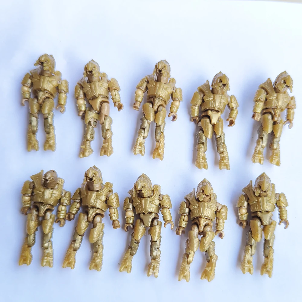 

Lot of 10pcs Mega Construx Golden Divine Wind Elite Action Figures Model Toys