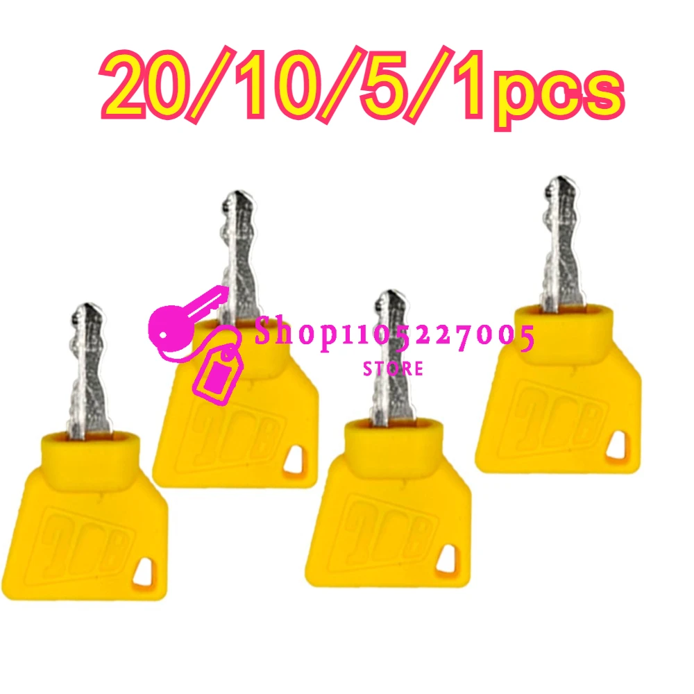 701/45501 20/10/5/1 SZT. Klucze do koparek JSB 130 220 240 360 290 Kluczyk do włącznika zapłonu Kluczyk do otwierania drzwi kabin sterownika KLUCZ DO OTWIERANIA DRZWI ŻÓŁTY