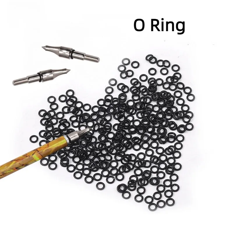 

30/100pcs Arrowhead Rubber Ring Washers Hunting O Ring Locks Gasket Arrowhead Replace Archery Sports Accessories