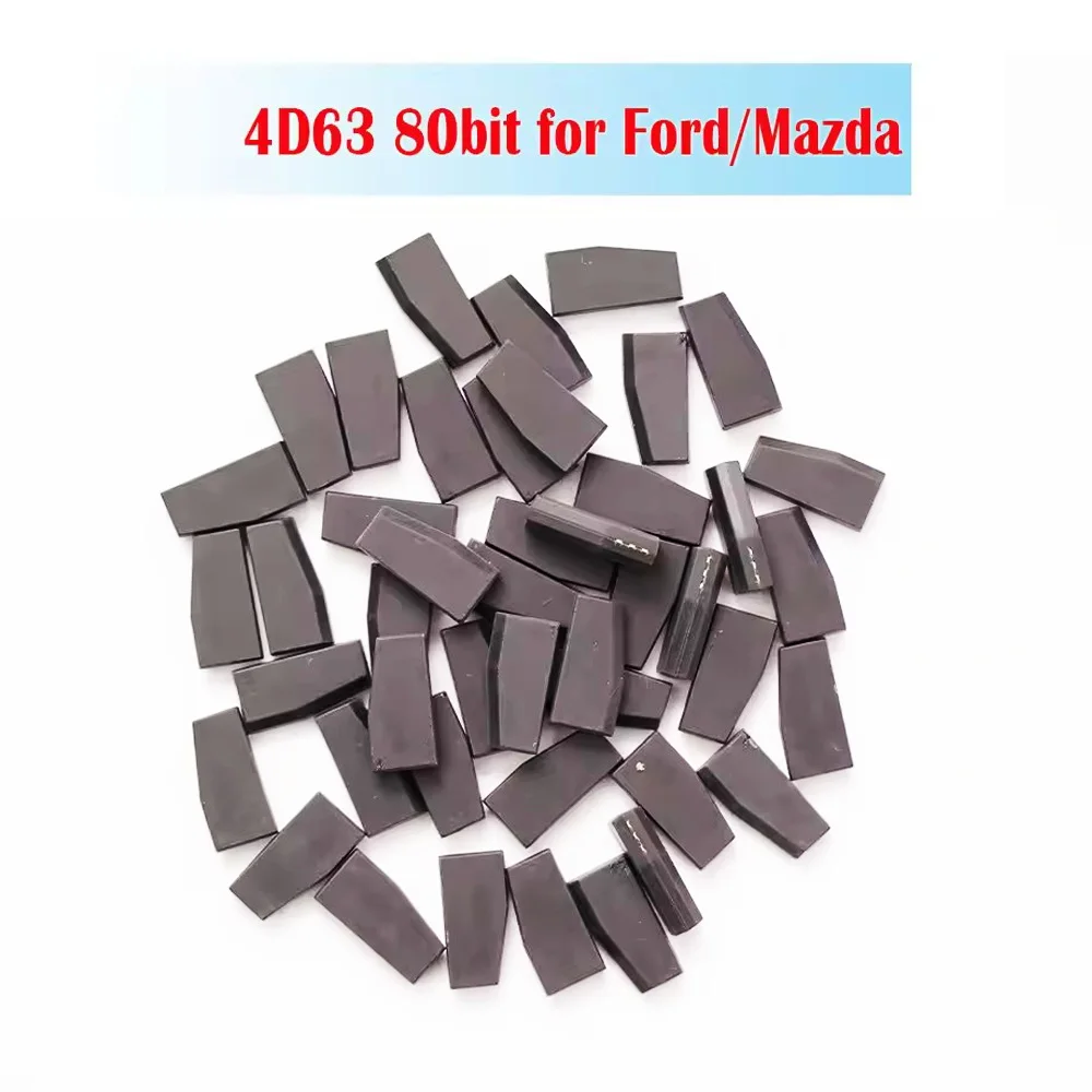 

10 шт. пустой керамический чип-транспондер 4D63 40/80 бит ID63 ID83 TP33 чип автомобильного ключа для Ford Mazda Lincoln автомобильные аксессуары для дистанционного ключа