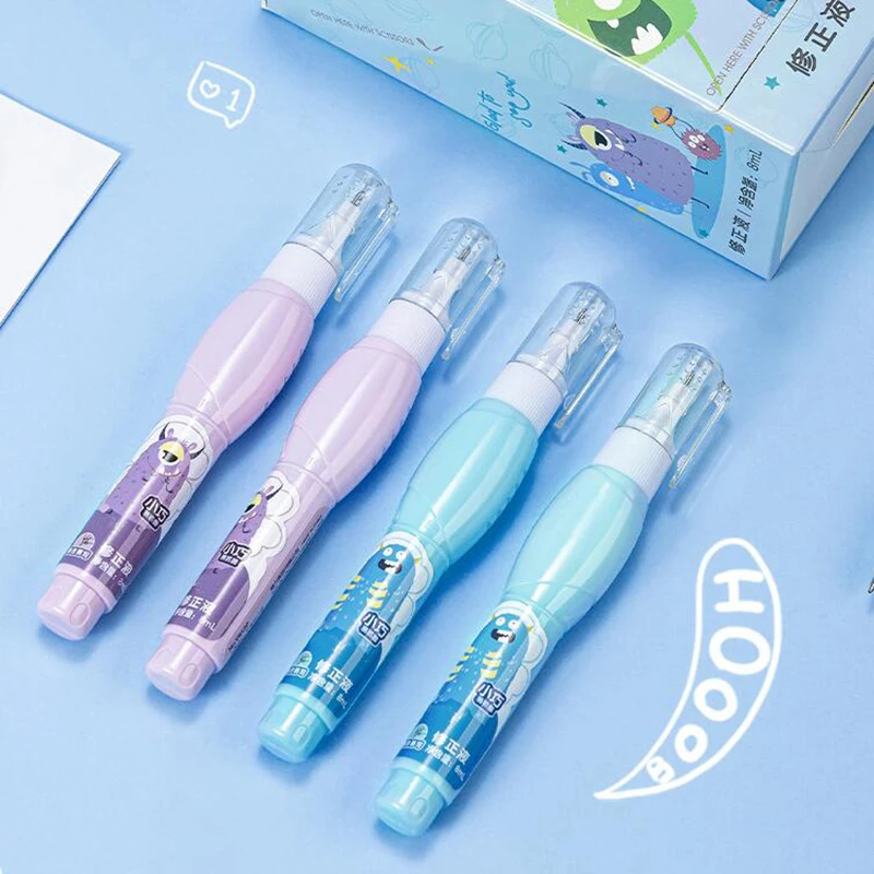 Stylo à bande de forme, 0.8mm, 8ml, 1 pièce, fournitures scolaires, papeterie, nouveau design créatif