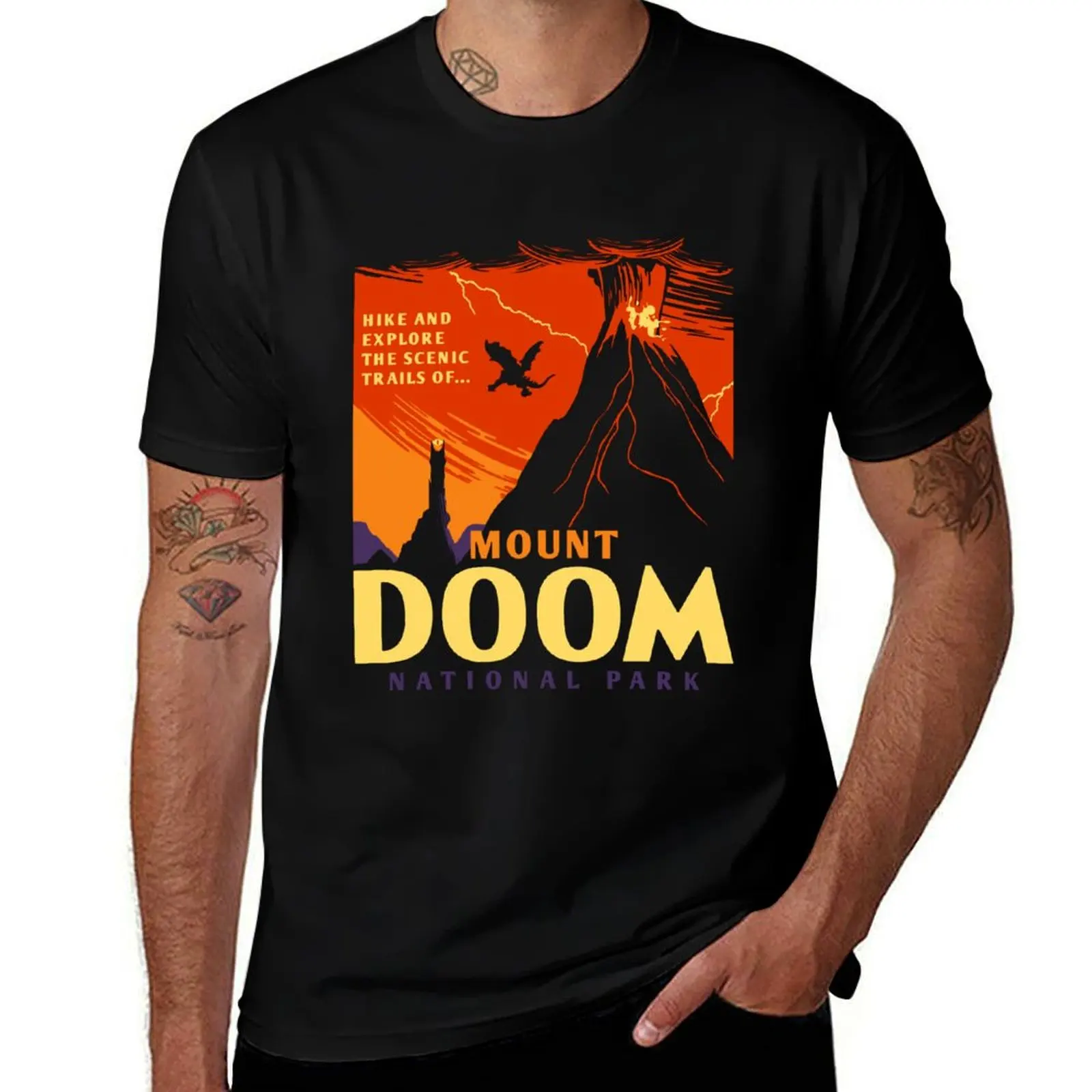 

Mount Doom National Park T-Shirt plus size tops cute tops vintage t shirts mens cotton t shirts