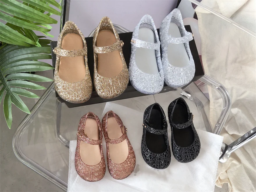 Summer children fashion sandals flat jelly shoes