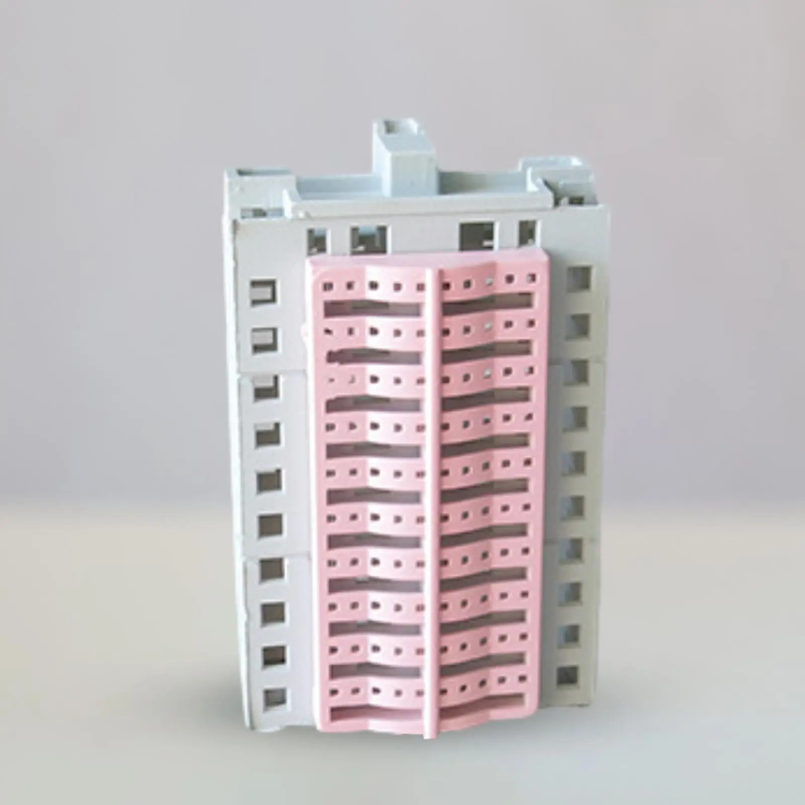 نموذج قطار مشهد العمارة Diorama تخطيط ABS بناء عدة المدينة الحديثة مصغرة لتخطيط المناظر الطبيعية للسكك الحديدية