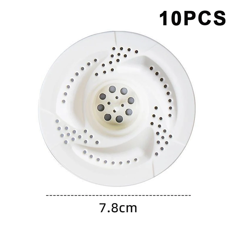 

1 шт./10 шт. новый бытовой вихревой сливной фильтр для пола, ванная комната, канализационный фильтр для волос, дренажный фильтр для туалета, универсальный противоволосы