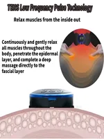 Écran LCD EMS Massage du cou masseur électrique cou Cervical dos Patch 8 modes stimulateur musculaire d'impulsion 5