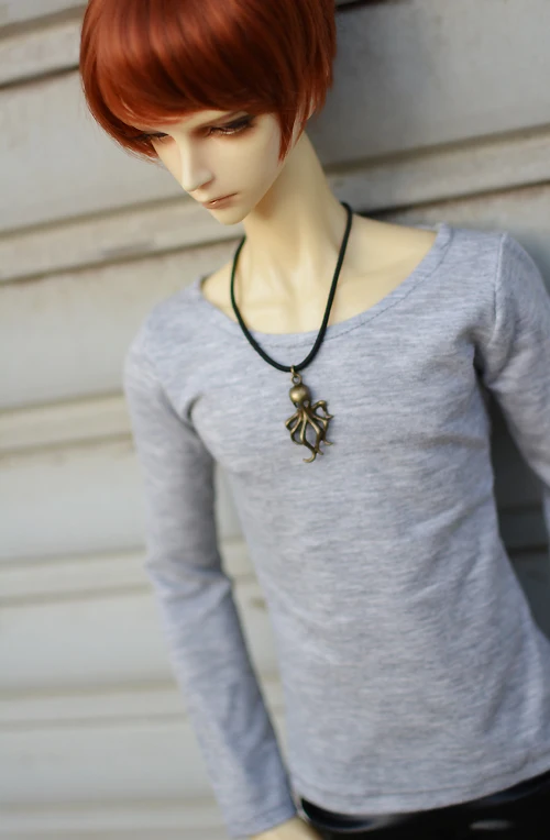 BJD Doll Clothes Grey Modal Universal Bottom Shirt For 1/3 1/4 BJD SD DD MSD MDD SD17 POPO68 Uncle SSDF ID75 Doll Accessories