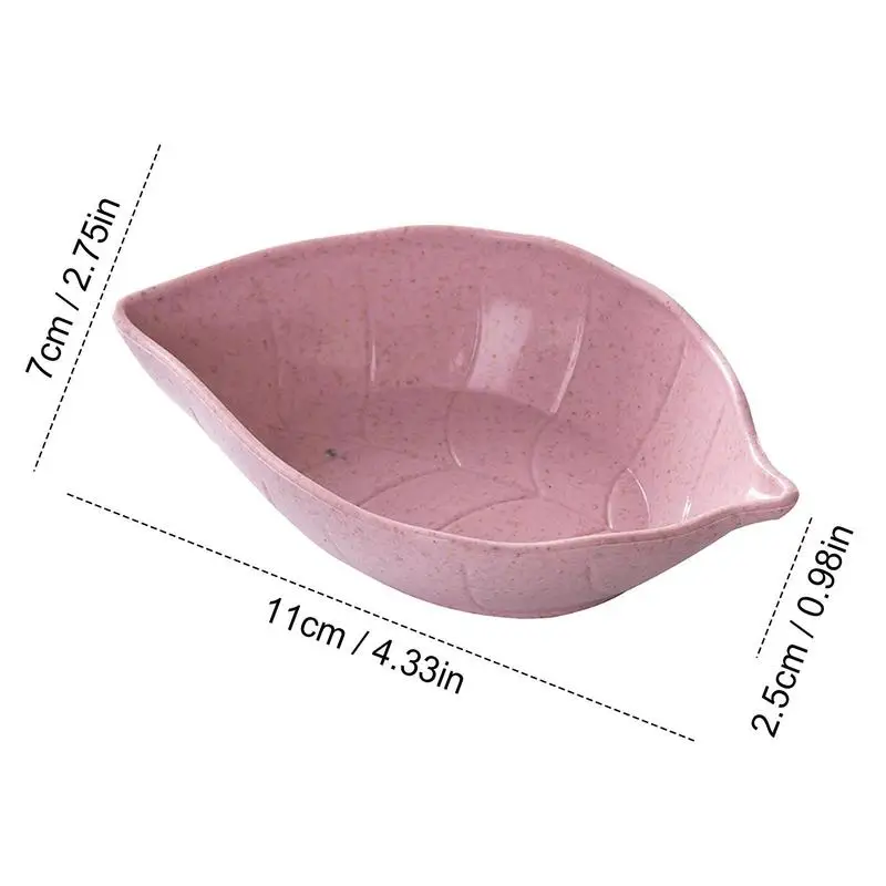 Leaf Dipping Dish Sushi Soy Sauce Dish Leaf Shaped Dressing Dish Tea Bag Tray Spoon Tray Flatware Vinegar Dish Soy Sauce Dish