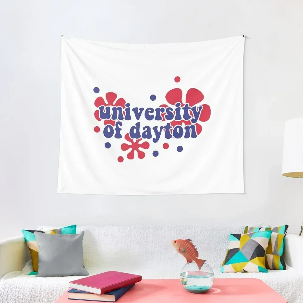 

Groovy University of Dayton Tapestry Room Decor Aesthetic Decoration Room Wall Hanging Tapestry