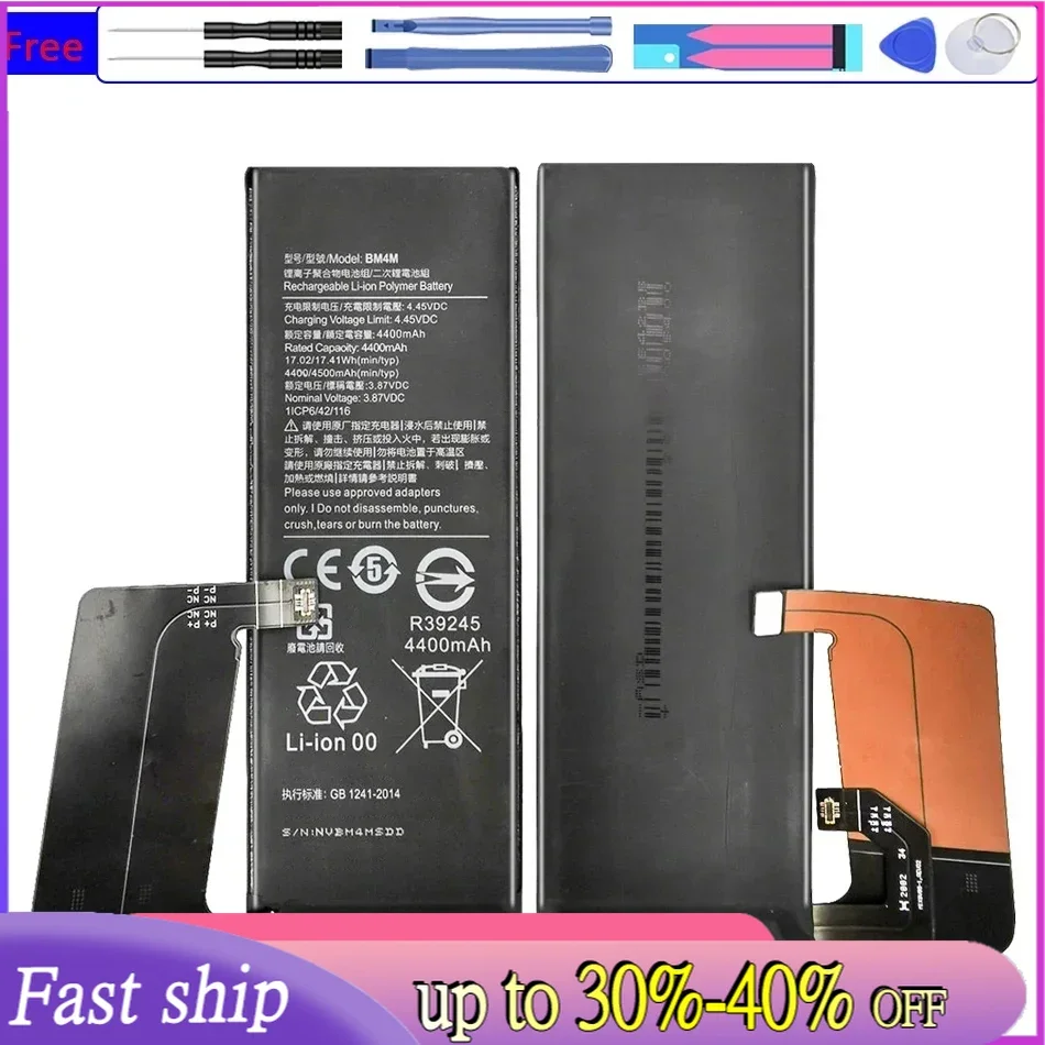 

Battery BM4M 4400mAh For Xiaomi Mi 10 Pro 5G Batteria + free tools