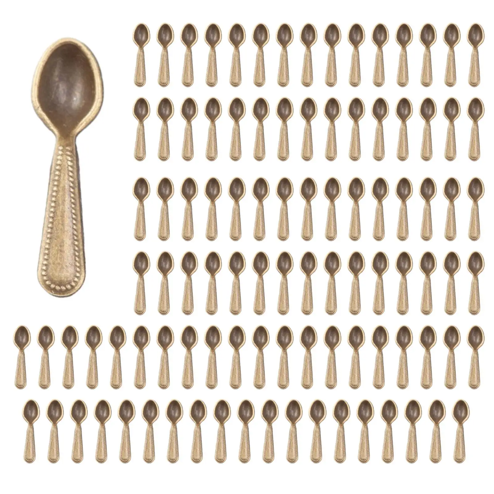 

100Pcs 1/12 Dollhouse Tableware Dollhouse Kitchen Accessories Dollhouse Decor Kitchen Tableware Model Toy for Girl Kids Gifts
