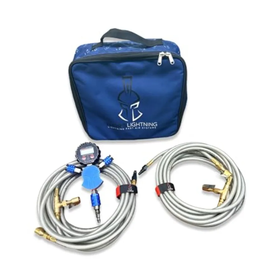 

Rapid 4Tire Inflation Deflation System Short Valve Stem Apex RPV Compatible Candy Blue FullSize for Efficient Vehicle Maintenan