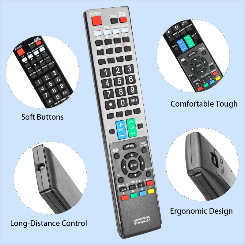 RC4183901/03 GB005WJSA GB105WJSA Remote Control for Sharp TV C-60LE745U LC-60C8470U LC-70C8470U LC-60LE847U LC-60LE845U