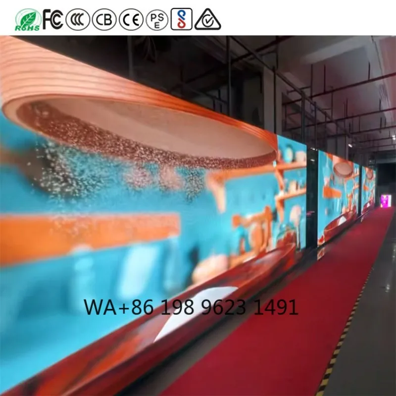 P1.86 Indoor LED Display Wall SDK Supported Digital Poster for Conference Room Commercial Stage Backgrounds