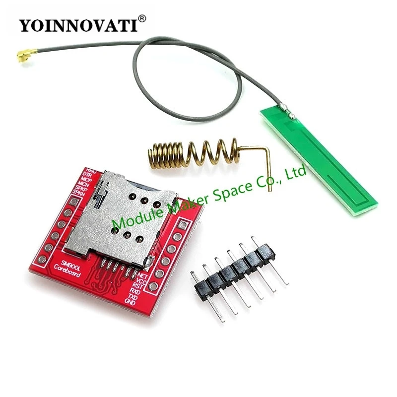 SIM800L GPRS GSM Module Core Quad-band TTL Serial Port IPX Interface PCB Antenna Micro SIM Card for Arduino Smart Phone