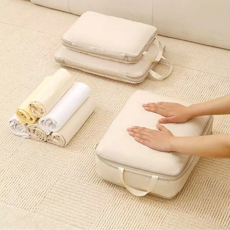 4-teiliges multifunktionales tragbares Kosmetikset, Reise- und Outdoor-Handtasche, große Aufbewahrungstasche für Geschäftsreisen – Detail 1