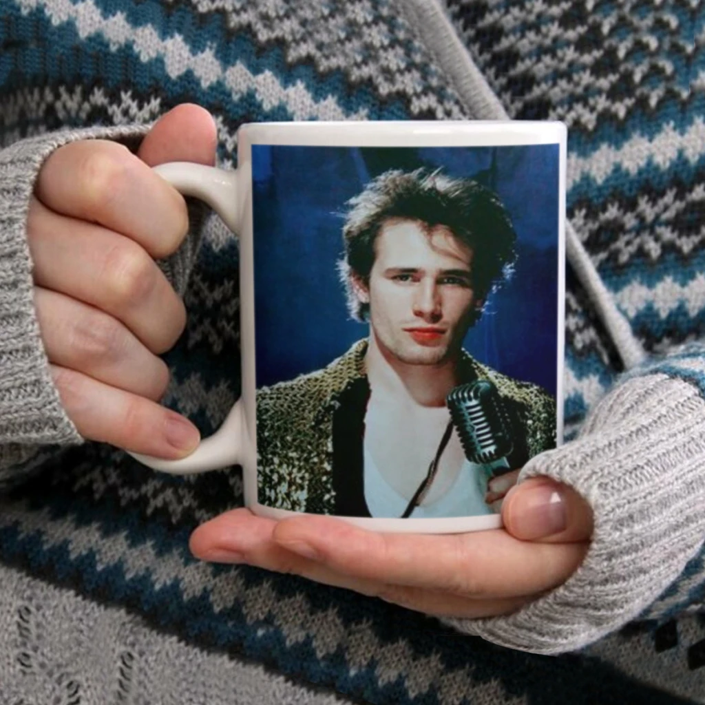 Retro Jeff Buckley Pop Singer Ceramic Cup Coffee Oatmeal Breakfast Cup Creative Personality Mug