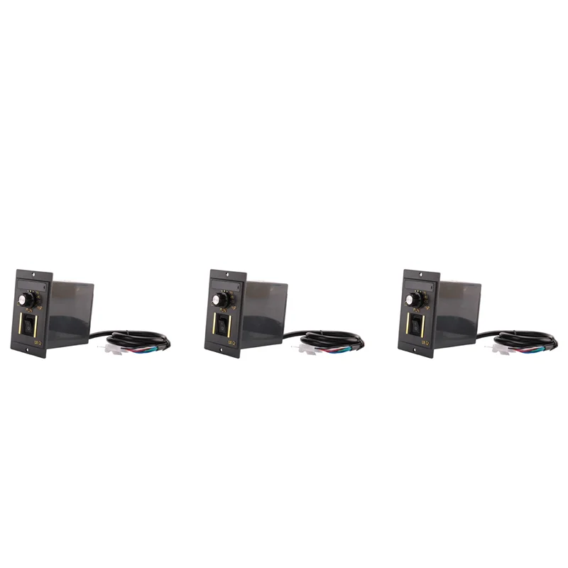 

ABDJ-3X AC 220V 50Hz 15-400W Motor Speed Controller Digital Adjustable Stepless Motor Speed Controller 0-1450Rpm