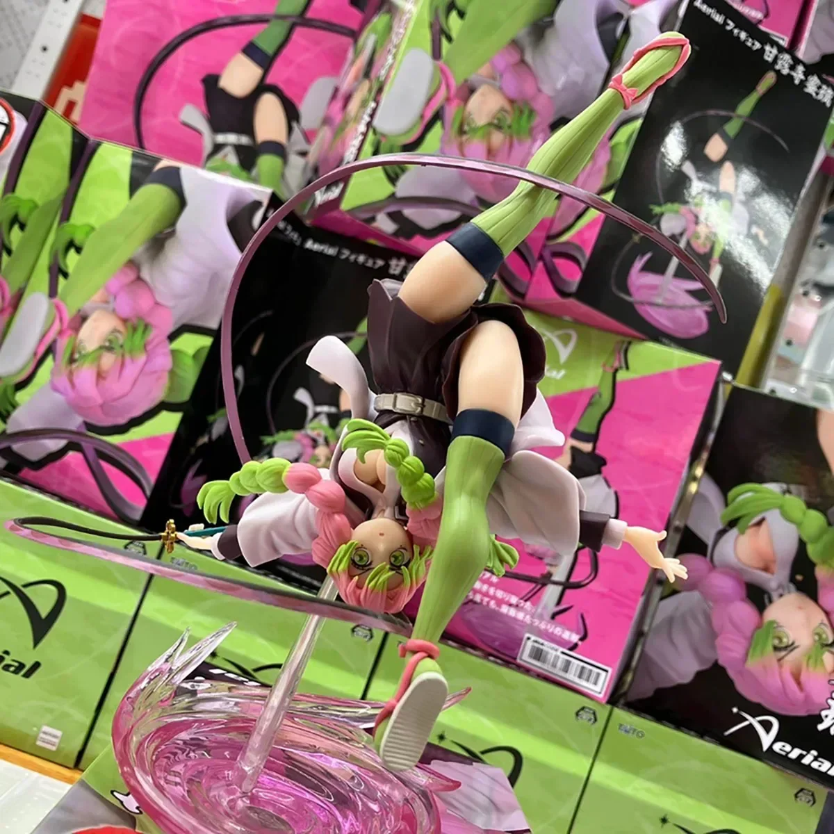 

TAiTO Aerial Demon Slayer: Kimetsu No Yaiba Kanroji Mitsuri Anime Action Figure Model Toys Collection Doll Gifts In Stock