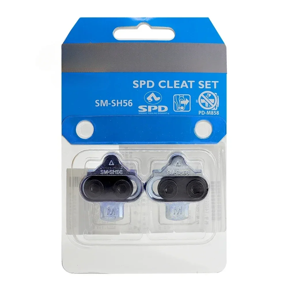Tacos de Pedal SHIMANO SPD SH56 SH51 para Bicicleta MTB, Liberação Única, Compatíveis com Pedais de Bicicleta de Montanha M520 M515 M505 M540, Acessórios