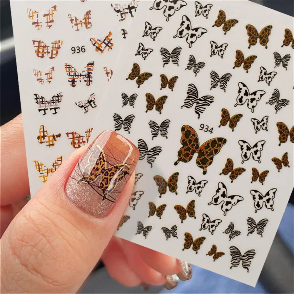 Nail Decorative Sticker 3d Retro Patch Design Easy To Operate Vivid Pattern Multiple Styles Manicure Tools Nail Stickers Sticker