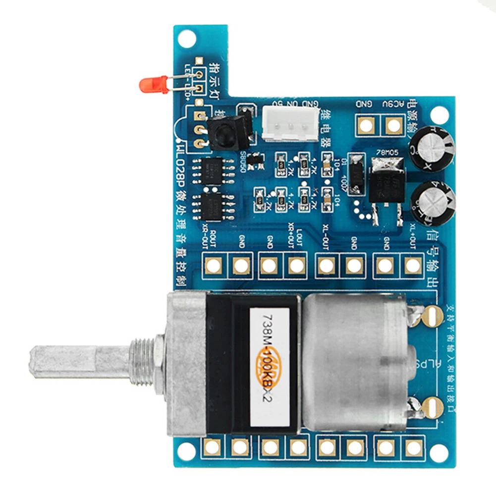 Motor Tools Modules Remote Control Infrared Components Audio Amplifier Durable Potentiometer Electric Volume Control Board DC 9V