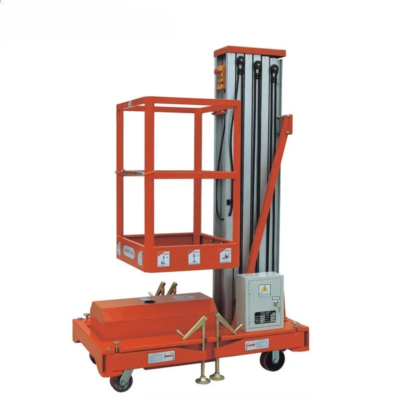 l Factory price price aluminum safety step adjustable ladder working platform