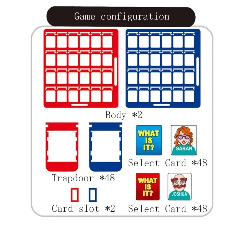 Jogo de cabeça com pensamento lógico quebra-cabeça infantil pai-filho adivinha que eu sou jogo de tabuleiro jogo de tabuleiro